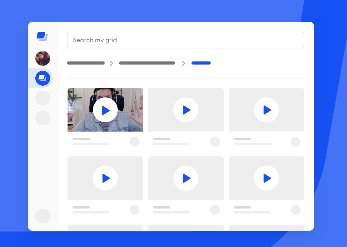 Records auto-upload to the VidGrid web application.